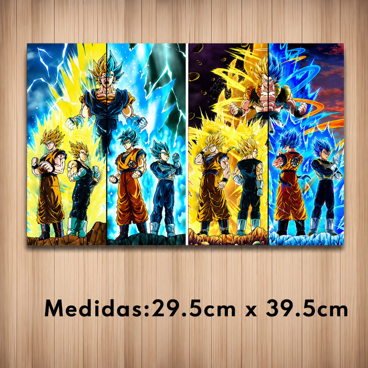 Cuadro Lenticular 3D Dragon Ball Fusiones