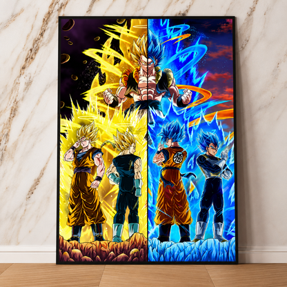 Cuadro Lenticular 3D Dragon Ball Fusiones